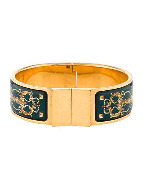 hermes vintage enamel bracelets